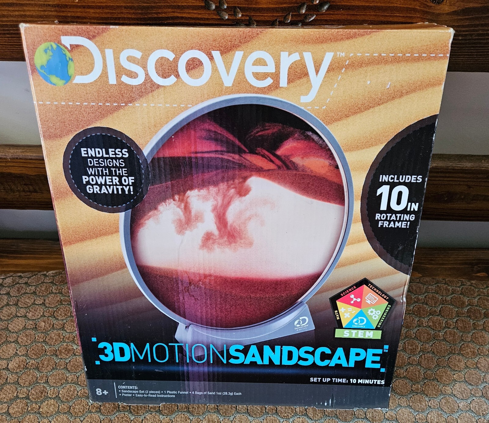 Fun Discovery 3D Motion Sandscape, Ages 8+, Kids, Youth, Science Art Learning