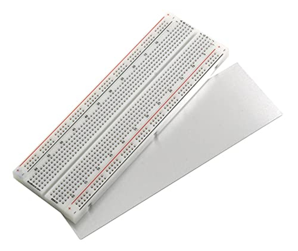 BB830 Solderless Plug-In Breadboard, 830 Tie-Points, 4 Power Rails, 6.5 X 2.2 X