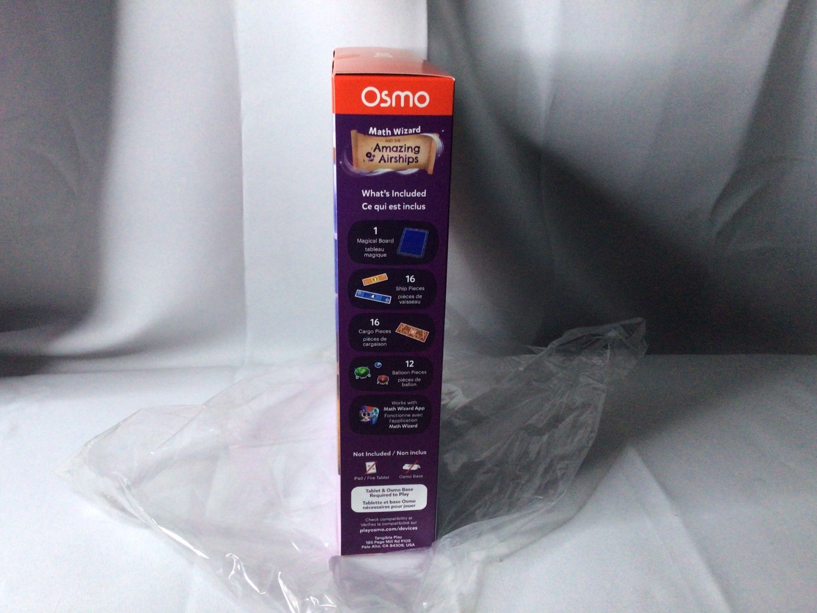 Osmo Math Wizard and the Amazing Airships iPad Tablet. Ages 6-8.