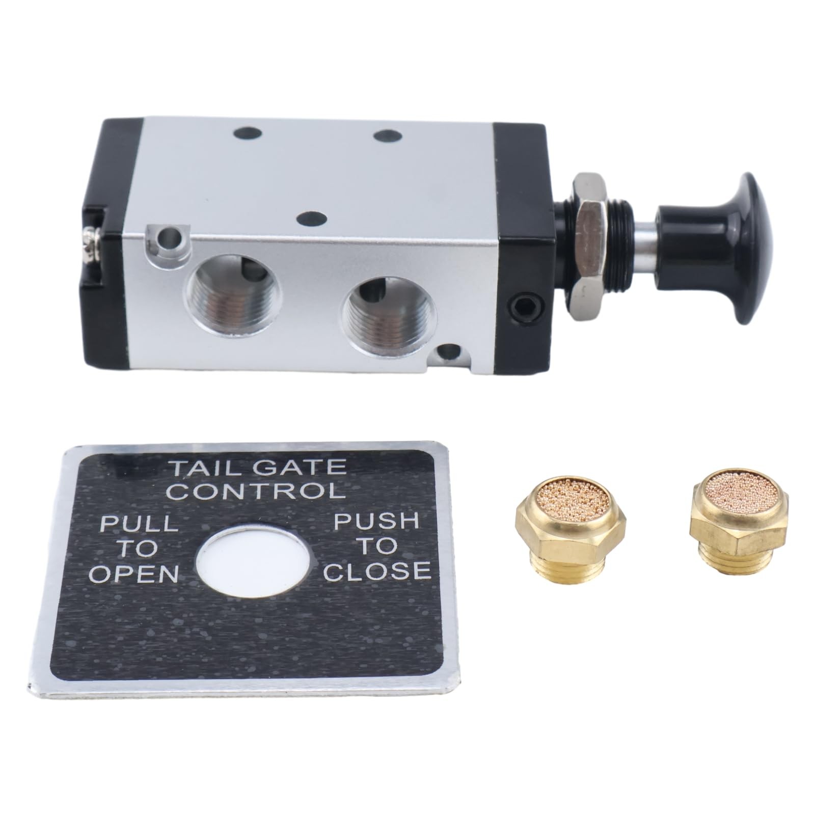 Air Valve 4 Way 2 Position Manual Dump Truck Tailgate Valve BAV010 Compatible