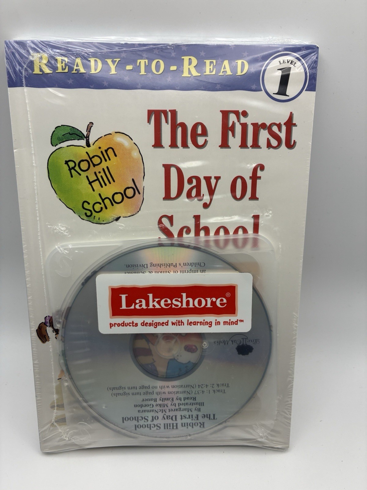 Lakeshore, Ready To Read Level 1 The First Day of School Mcnamara Books & CD NEW
