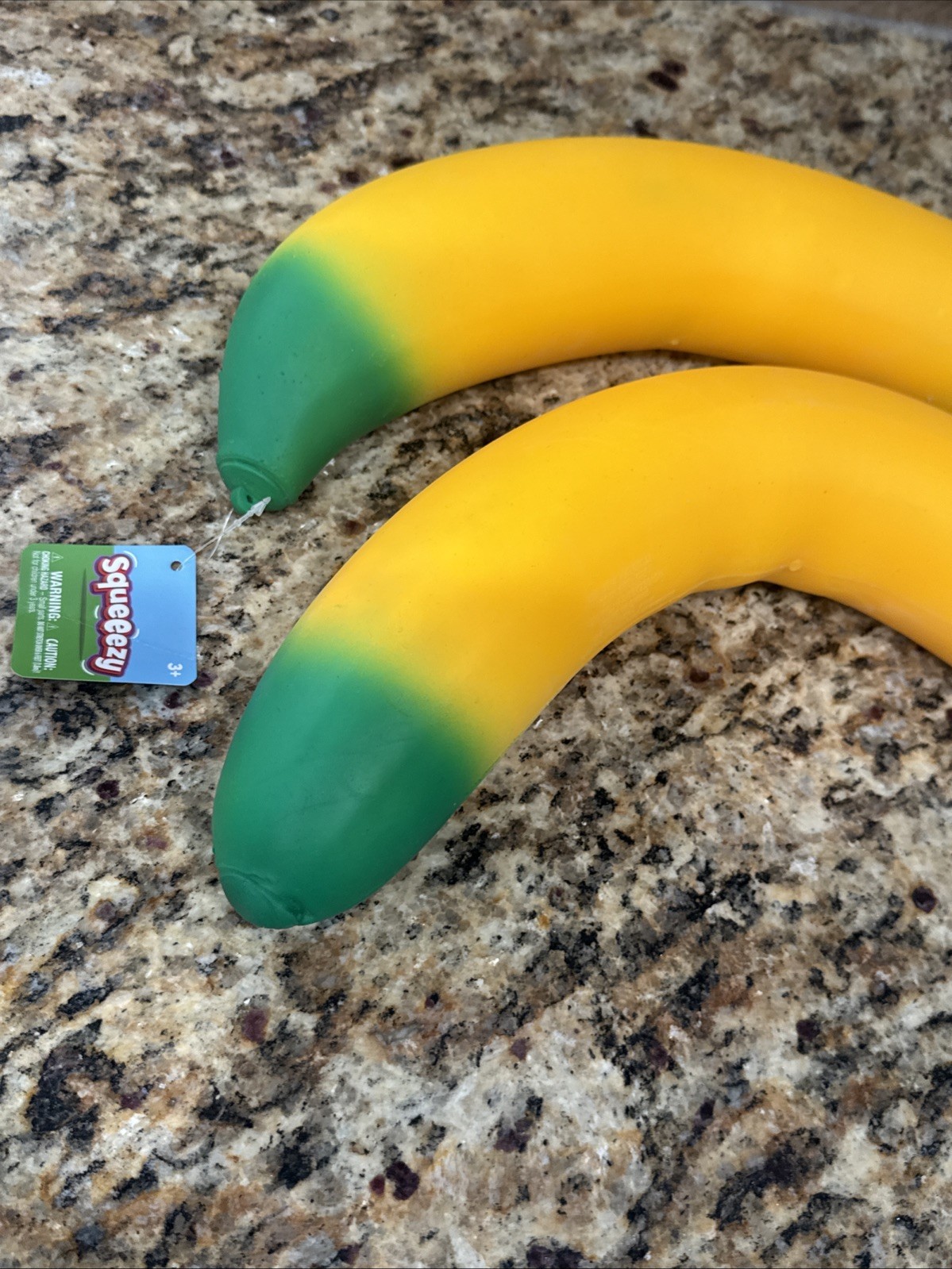 2 Sunny Days Squeezy Giant BANANA Sensory Fidget Squeeze Toymendous
