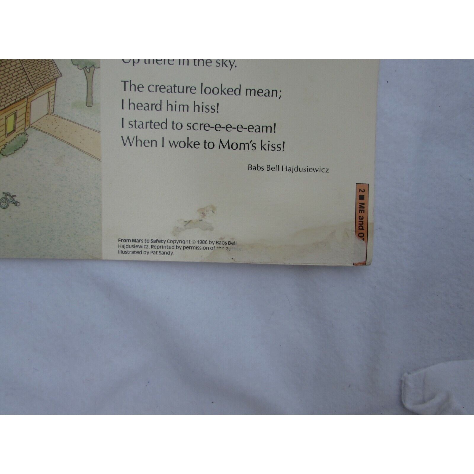From Mars to Safety Poster Babs Bell Hajdusiewicz 30270 Poetry VNTG