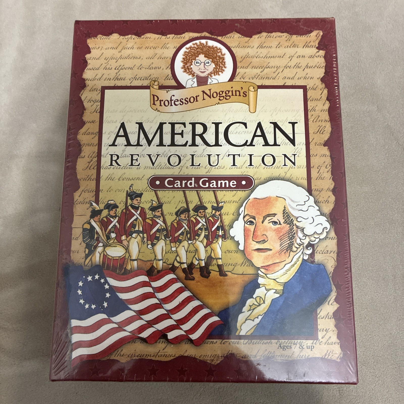 Professor Noggin’s American Revolution Card Game Educational Homeschooling New