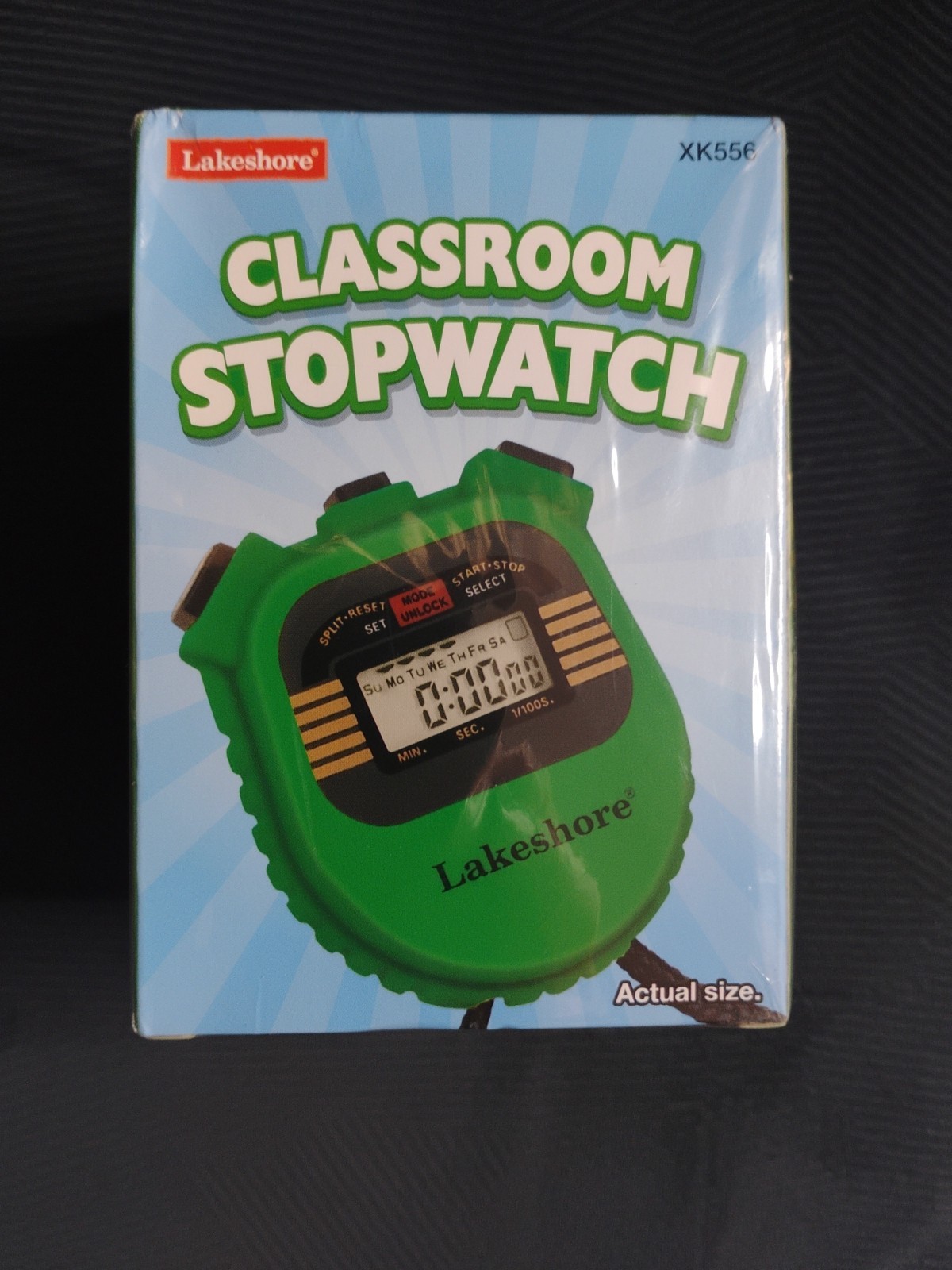 LAKESHORE CLASSROOM LEARNING STOPWATCH 4 PACK – YELLOW – RED – BLUE & GREEN