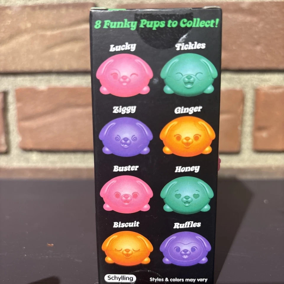 NeeDoh Teenie Funky Pup 3 Pack Neon Squishy Fidget Stress Toy New