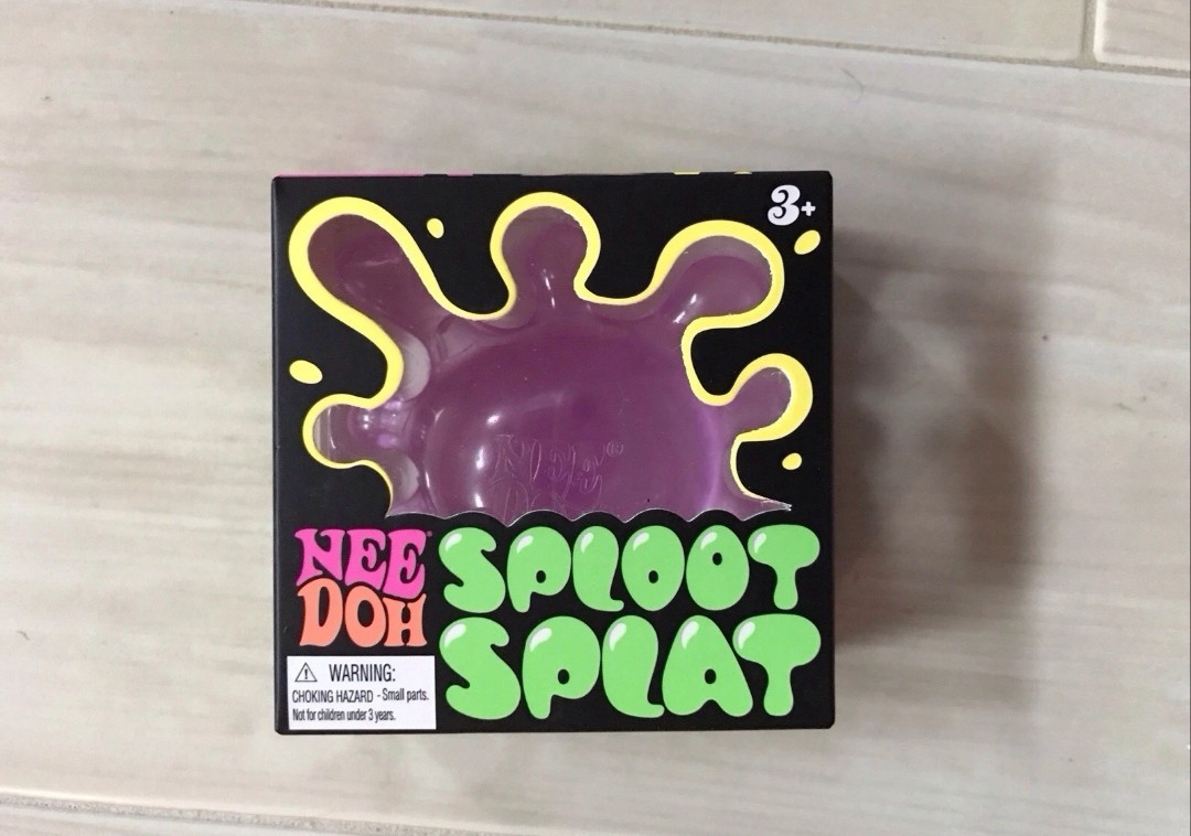 Purple NeeDoh 💜 SPLOOT SPLAT Nee Doh Splatter Fidget Squishy 🚚Free Delivery