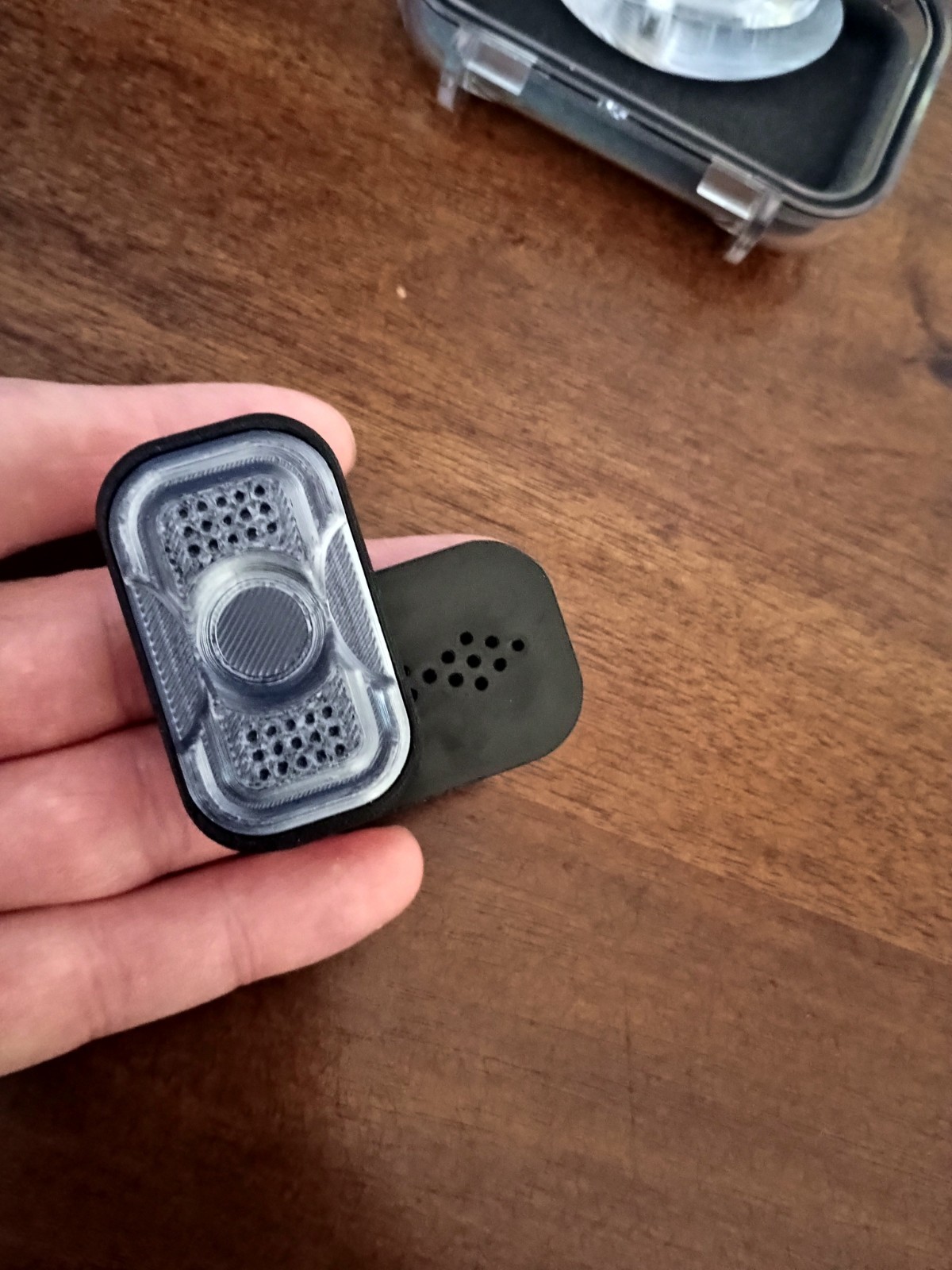 Fidget Slider Metal Trackless EDC Stress Relief Push Card for ADHD