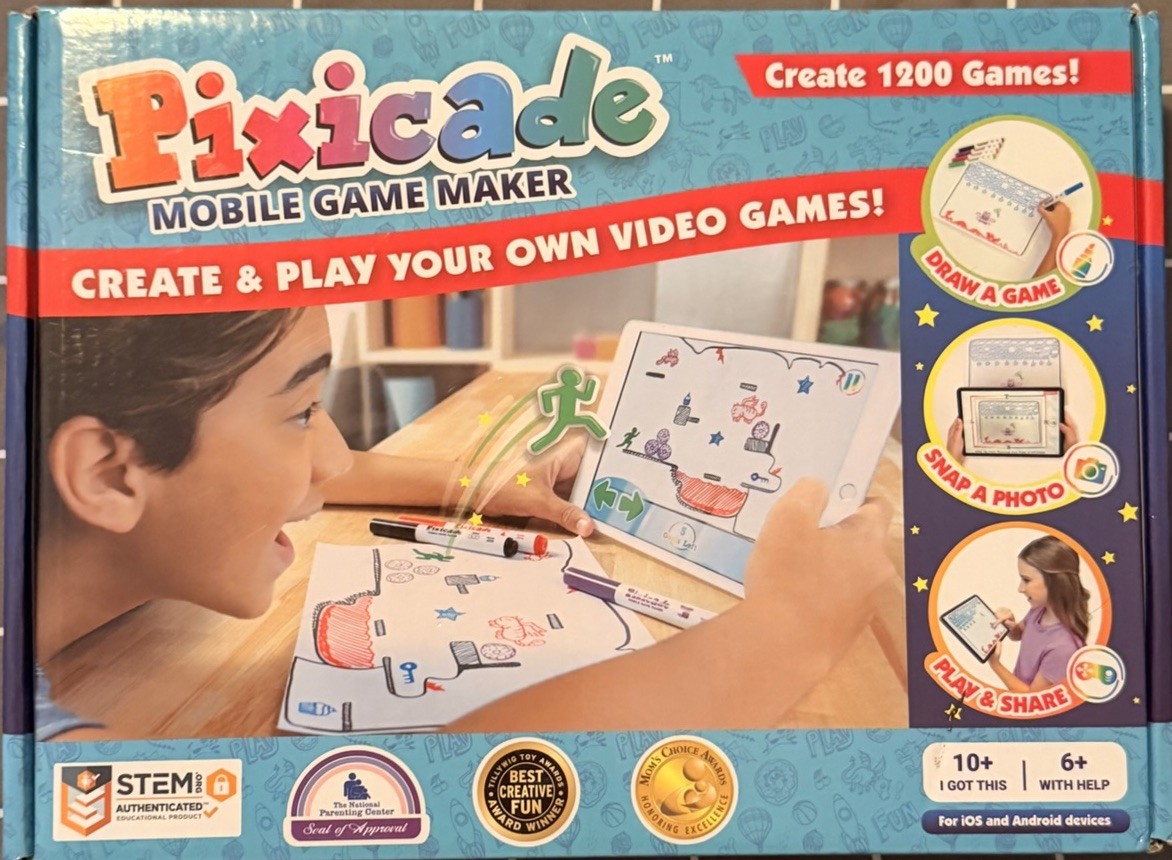 *NEW* Pixicade Plus Mobile Game Maker Create & Play Video Games STEM