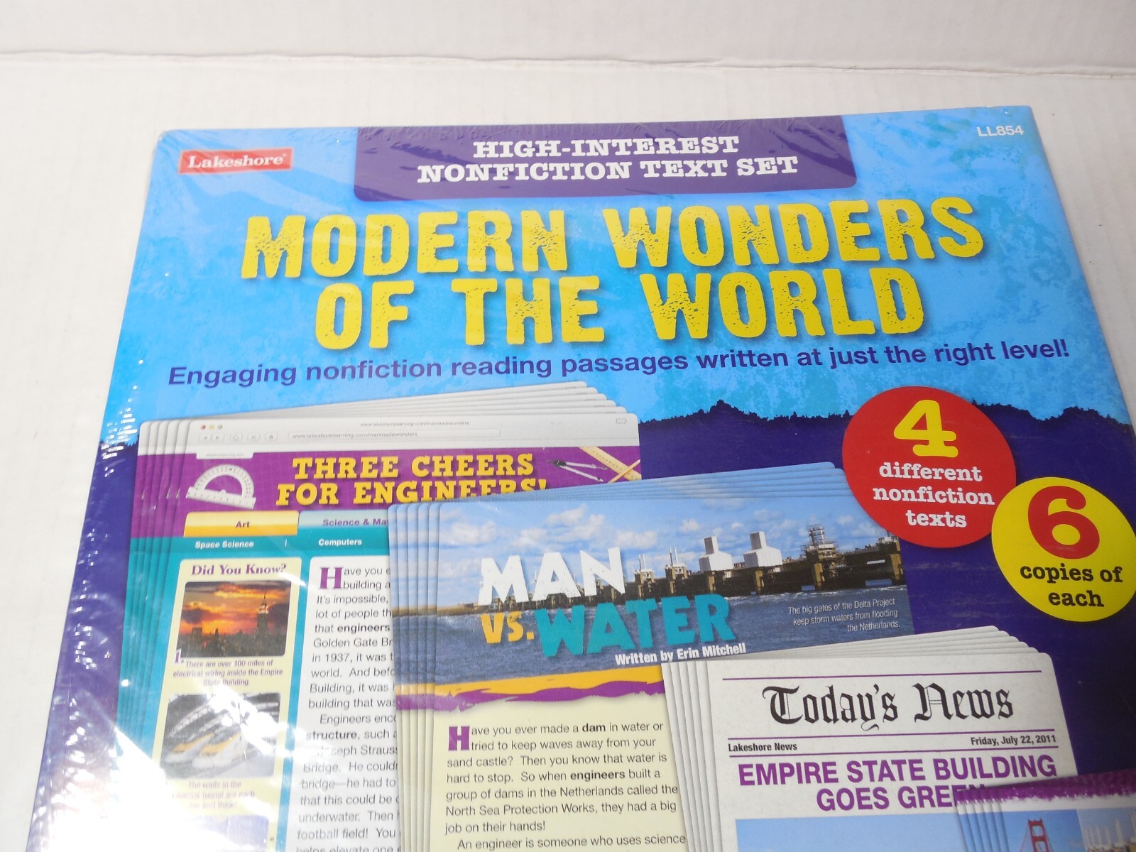 Lakeshore Ages 8+ Nonfiction Text Set New Factory Sealed Common Core