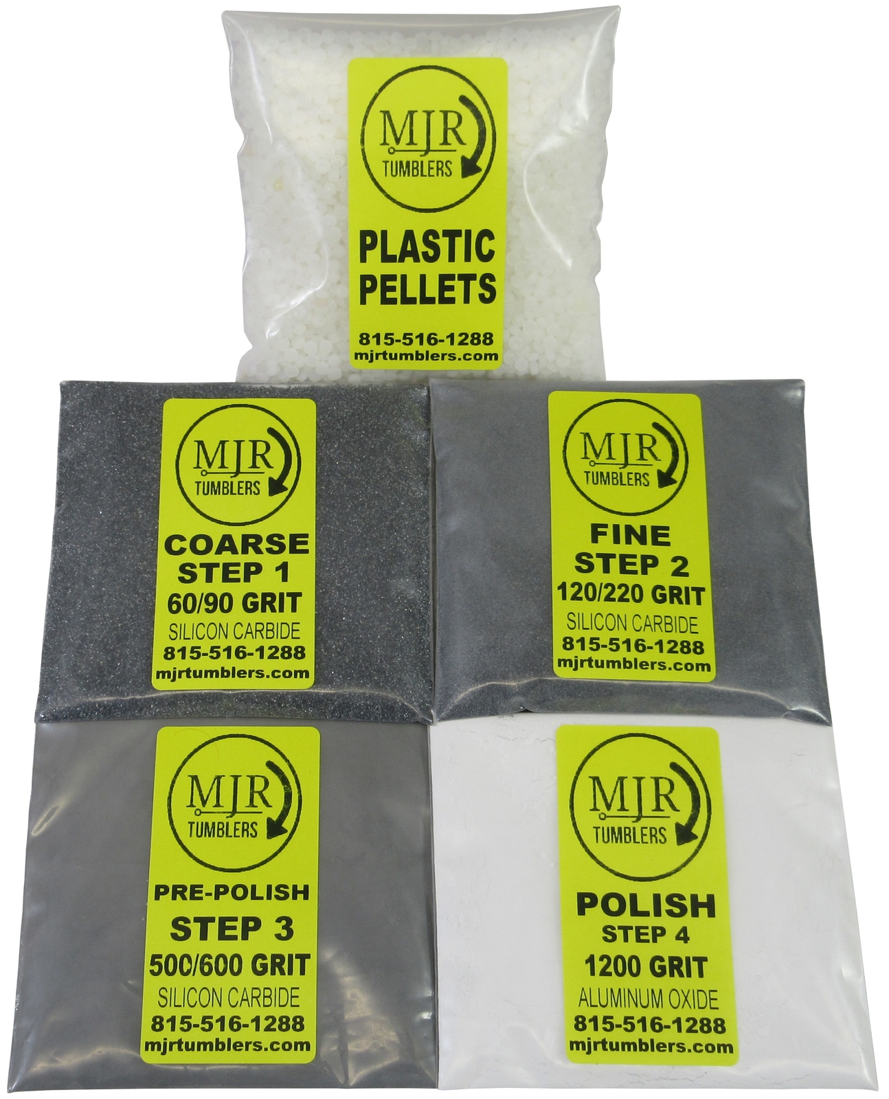 6lb Rock Tumbler w Grit Kit * MJR TUMBLERS AWARDED BEST HIGH END TUMBLER 2019 *