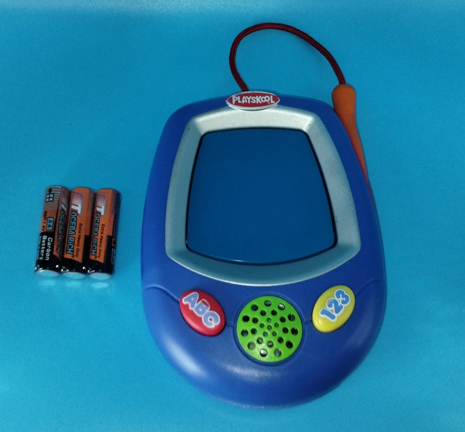 Playskool Magic Screen Palm Learner Tablet Teaches Letters Numbers Tested Works