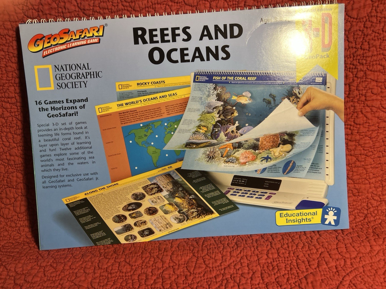 Geo Safari Educational ElectronicReefs And Oceans Pack 3D Ages 8+ Complete