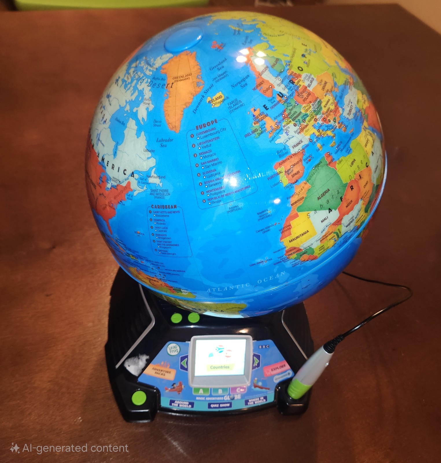 LeapFrog 80-605400 Magic Adventures Globe Educational Toy