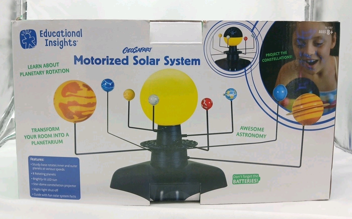 GeoSafari Motorized Solar System Educational Insights Box With Instructions