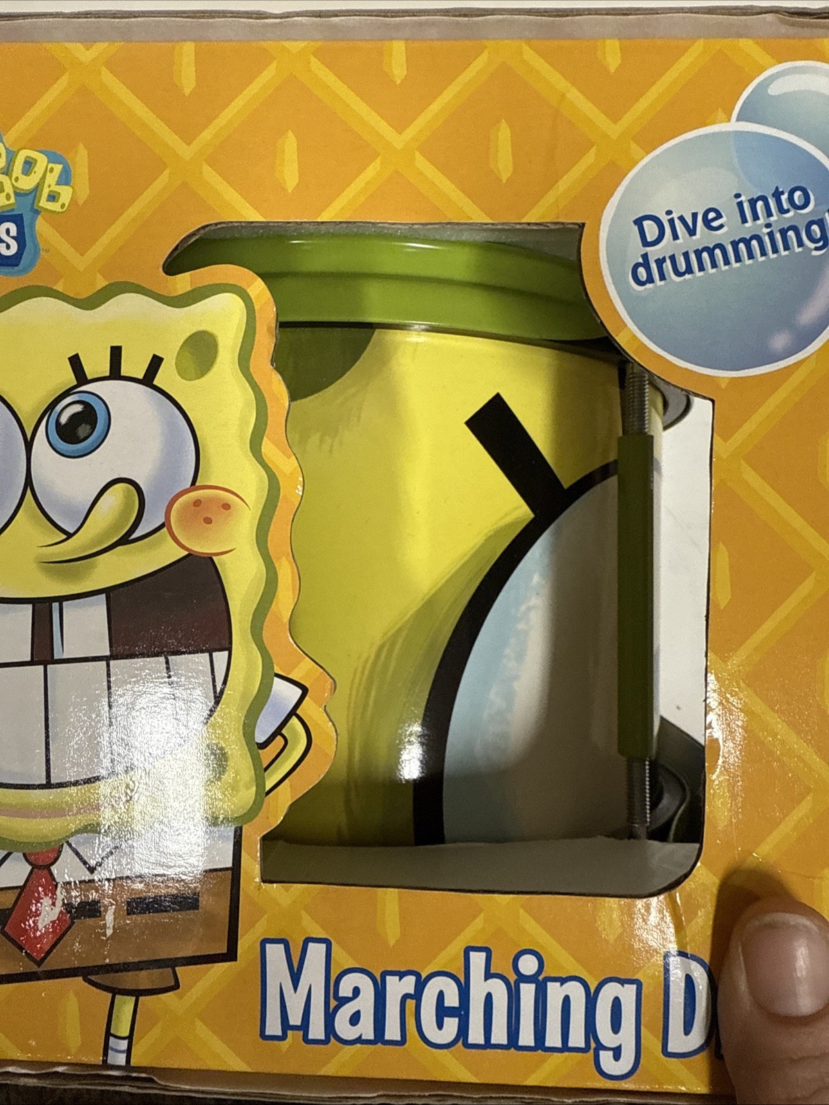 Nickelodeon Spongebob RARE IN BOX Marching Drum By First Act 2009