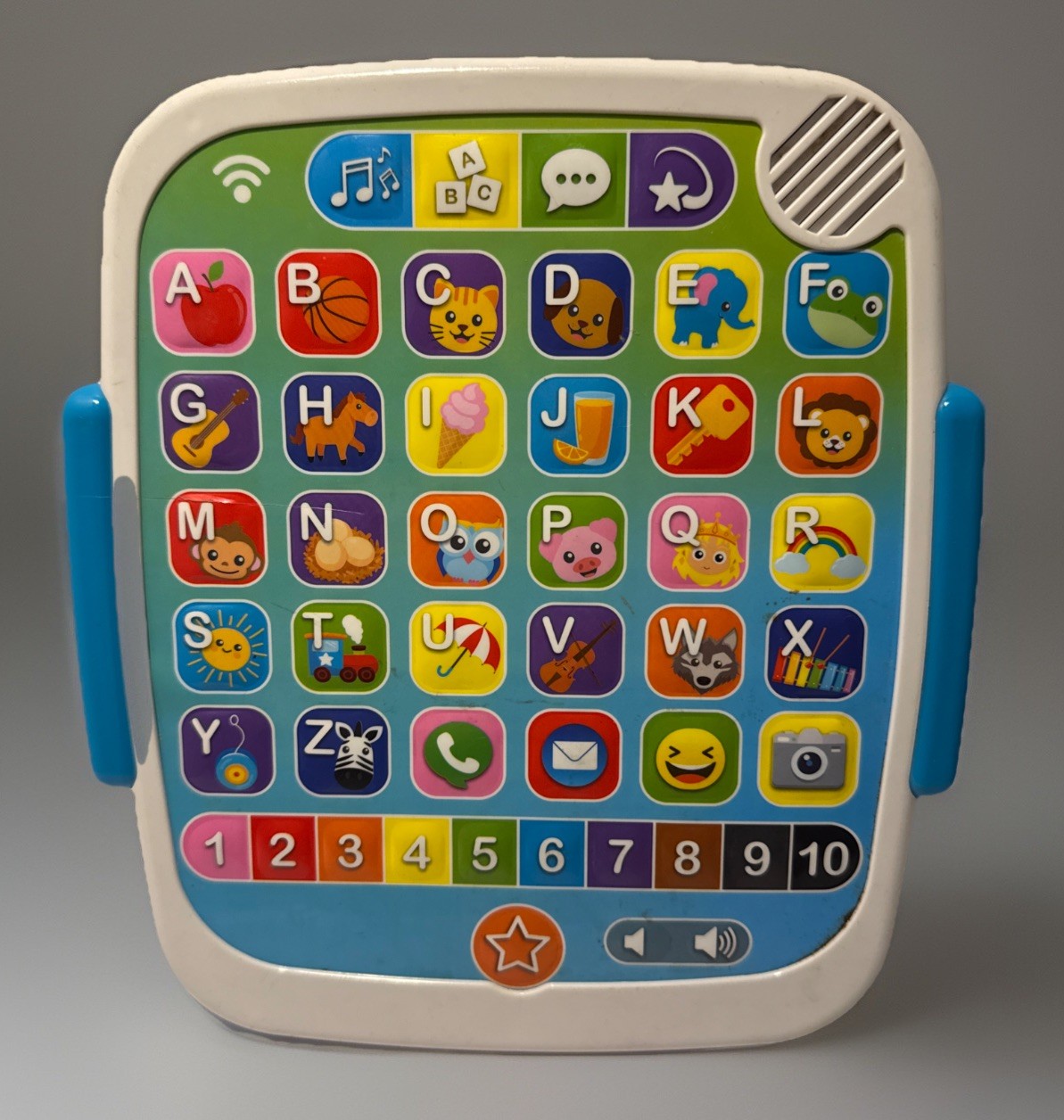 Spark Create Imagine Alphabet Learning Pad Music Numbers Letters Words U23