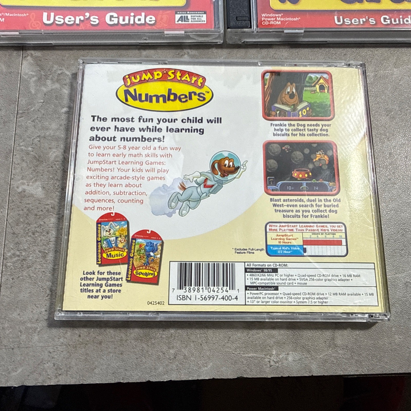 Lot Of 7 Jump Start Learning Games. Reading/Numbers 1st & 2nd Grade CD-ROM