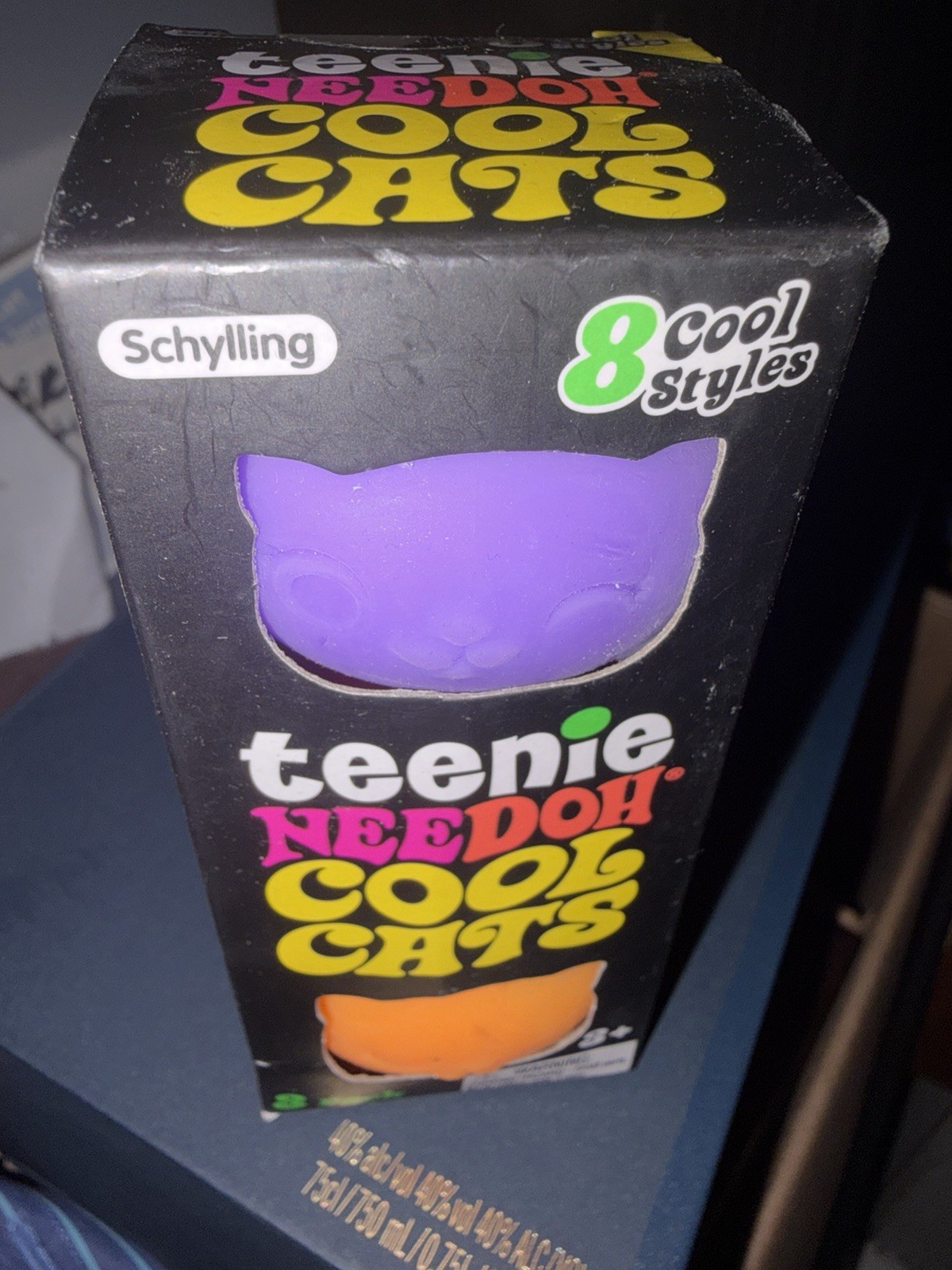 Teenie Needoh Cool Cats 3 Pack Schylling Colorful Squishy Collectibles Sealed