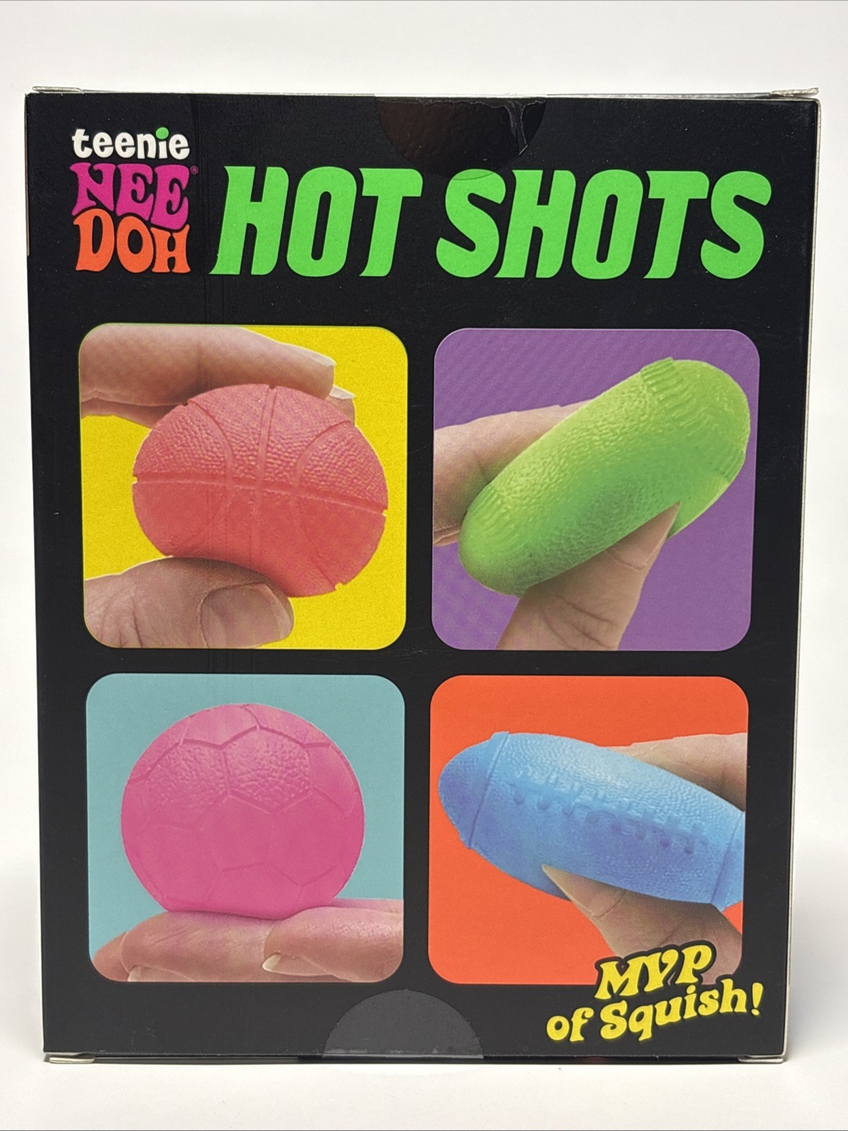 Needoh Hot Shots Teenie Multipack Nee Doh Mini 4 pack TIKTOK – AUTHENTIC New Box