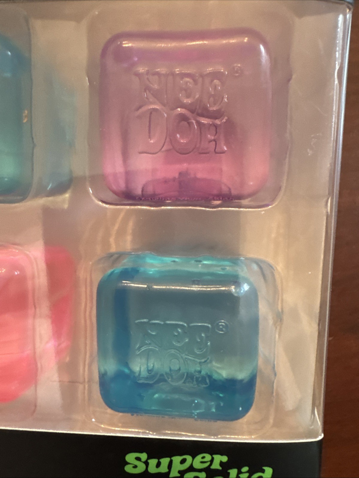 NeeDoh Nice Ice Baby 4 pack, Set of Four Nee Doh Mini Nice Cube