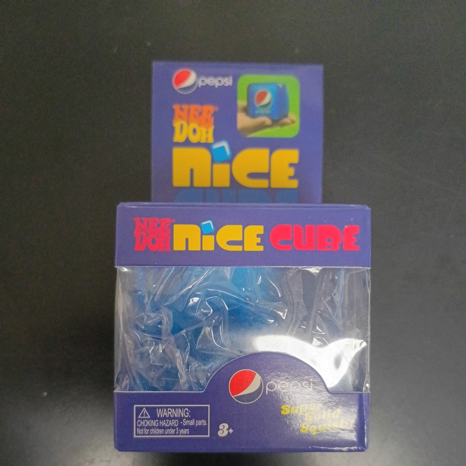 Schylling Nee Doh Nice Cube Pepsi Soda Stress Reliever Super Solid Squish NIB