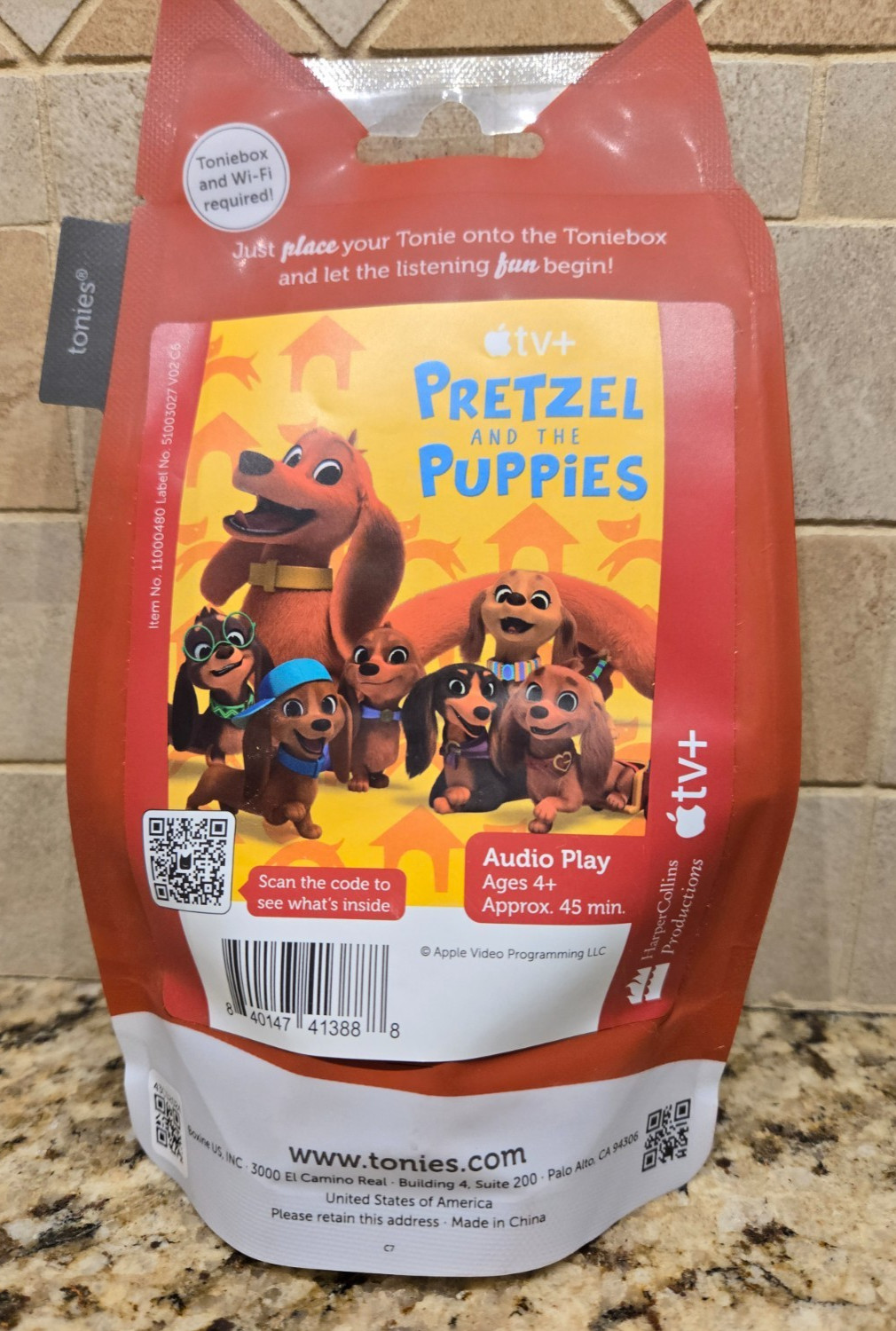Tonies Pretzel and the Puppies Audio Play Character 45 Minutes