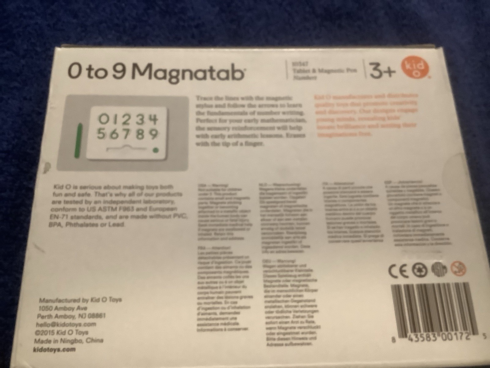 0 to 9 Magnatab Educational Toys Learning Resources