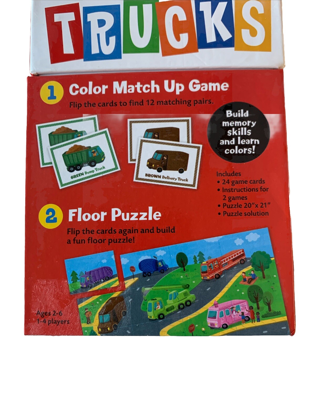 Mideware Memory Game And Floor Puzzle