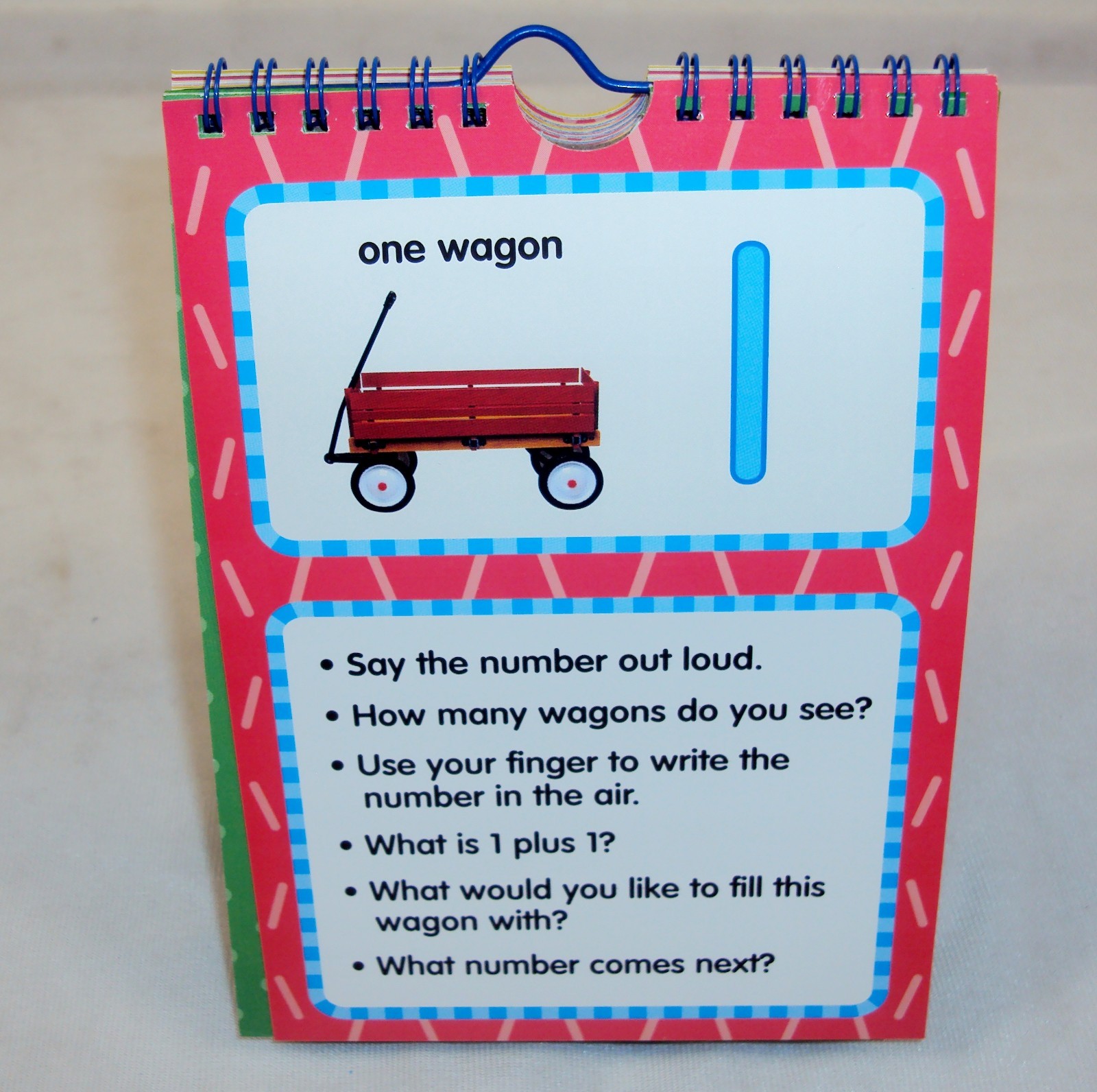 Flip Over Learning NUMBERS ~ Active Minds Flash Card Book For Parents & Children