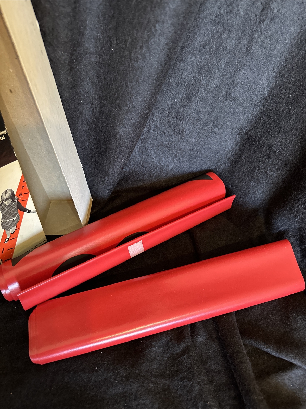 Vintage Judy Walk On Red Vinyl Number Line 0 to 20 FT Original Box
