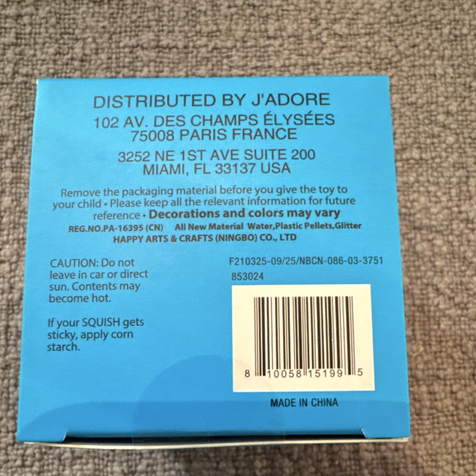 J’Adore Glow Squishy