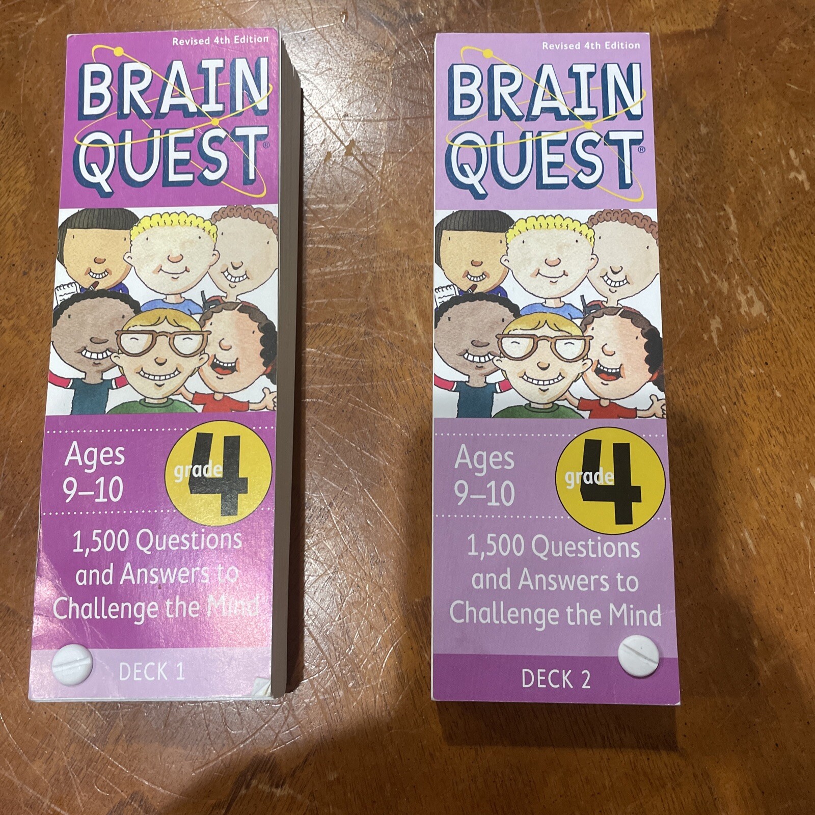 Brain Quest Decks Fourth Edition – 4th & 5th Grade Q&A Cards : 1,500 Questions