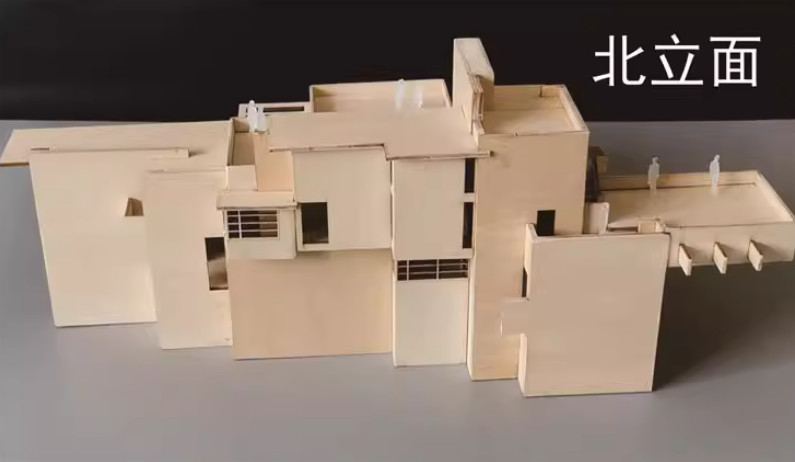 Diy Building Model Assembly Set 1/75/100 Scale Fallingwater Villa 3d Wooden