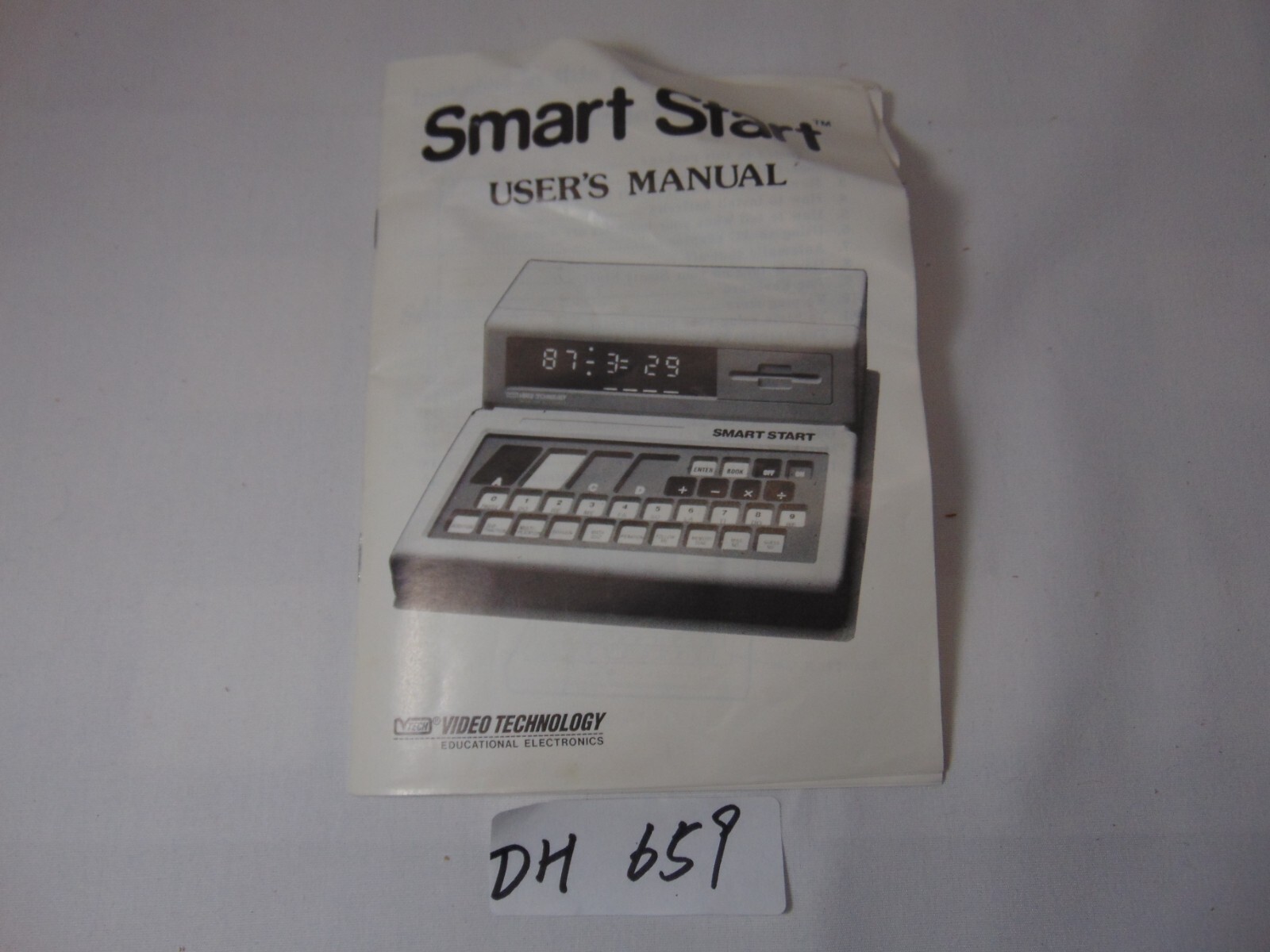 Vintage VTech SMART START Interactive Pre Computer Learning Machine Tested + Box