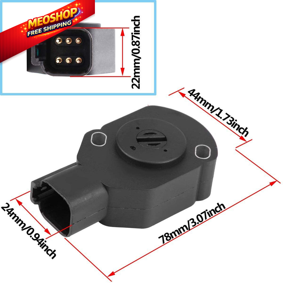 3970085 Throttle Position Sensor TPS APPS,Fit for 1998-2004 Dodge Ram 2500…
