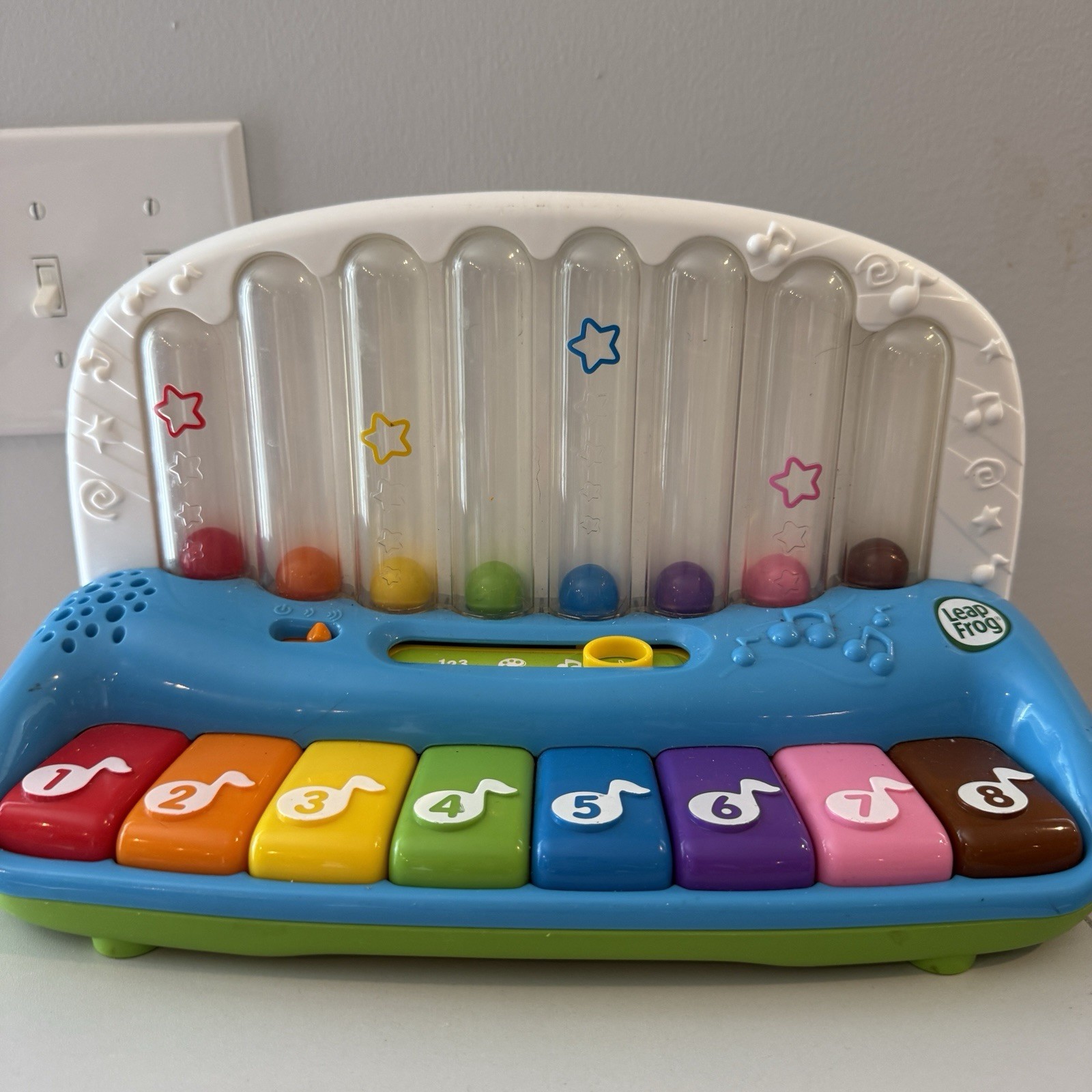 2012 Leapfrog Poppin Play Piano 19204 Musical Learning Toy Numbers/Colors & More