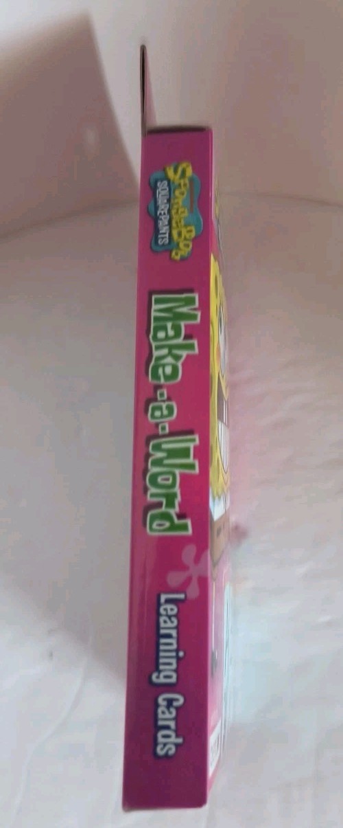 SpongeBob SquarePants Make-a Word Learning Cards Full Deck 36 Cards NEW! Free Sh