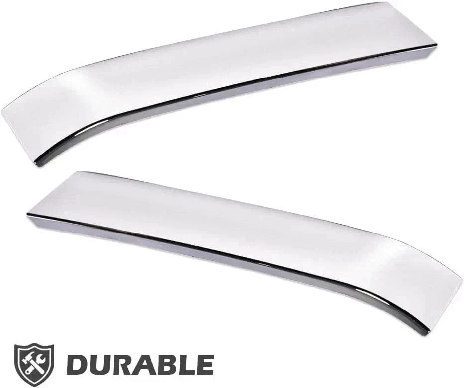 03-07 Chevy Silverado 1500 2500 3500 Grille Trim Set Left Right Pair White