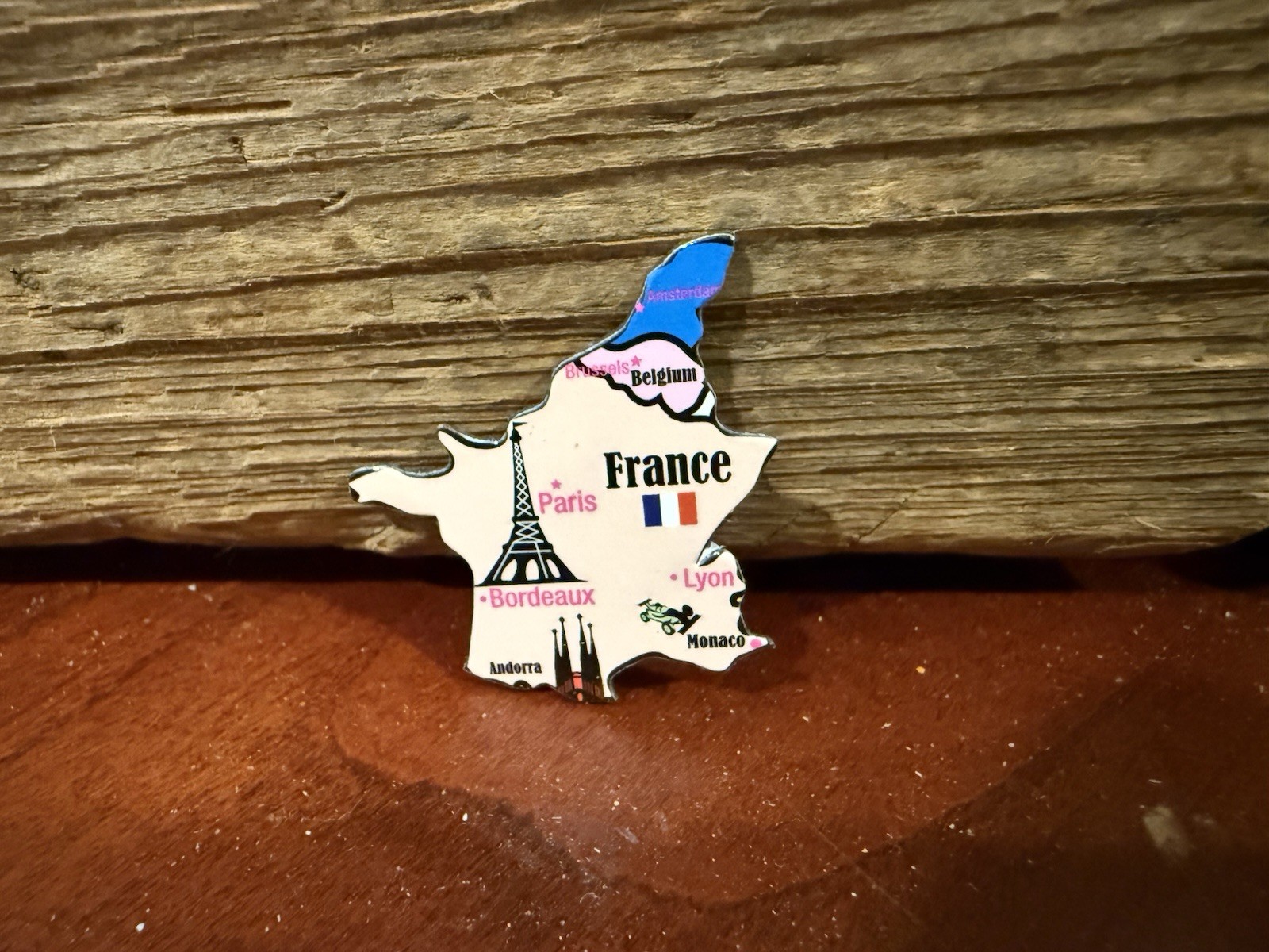 Ata-Boy Magnetic World Map Play-n-Learn France 1