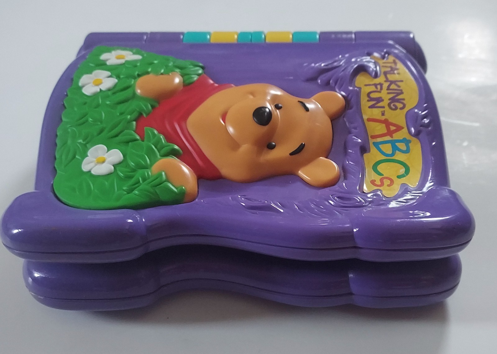 Vintage 1996 Talking Fun ABCs Winnie the Pooh Alphabet Learning Toy Book WORKS