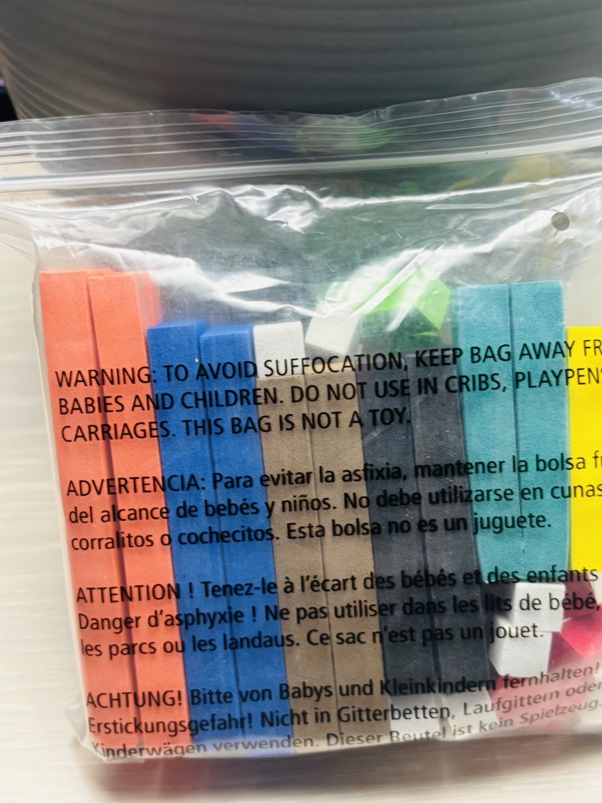 hand2mind Cuisenaire Rods Foam Set 74 Pieces MPN 91045 Ages 4-7 8-11 5+ Years