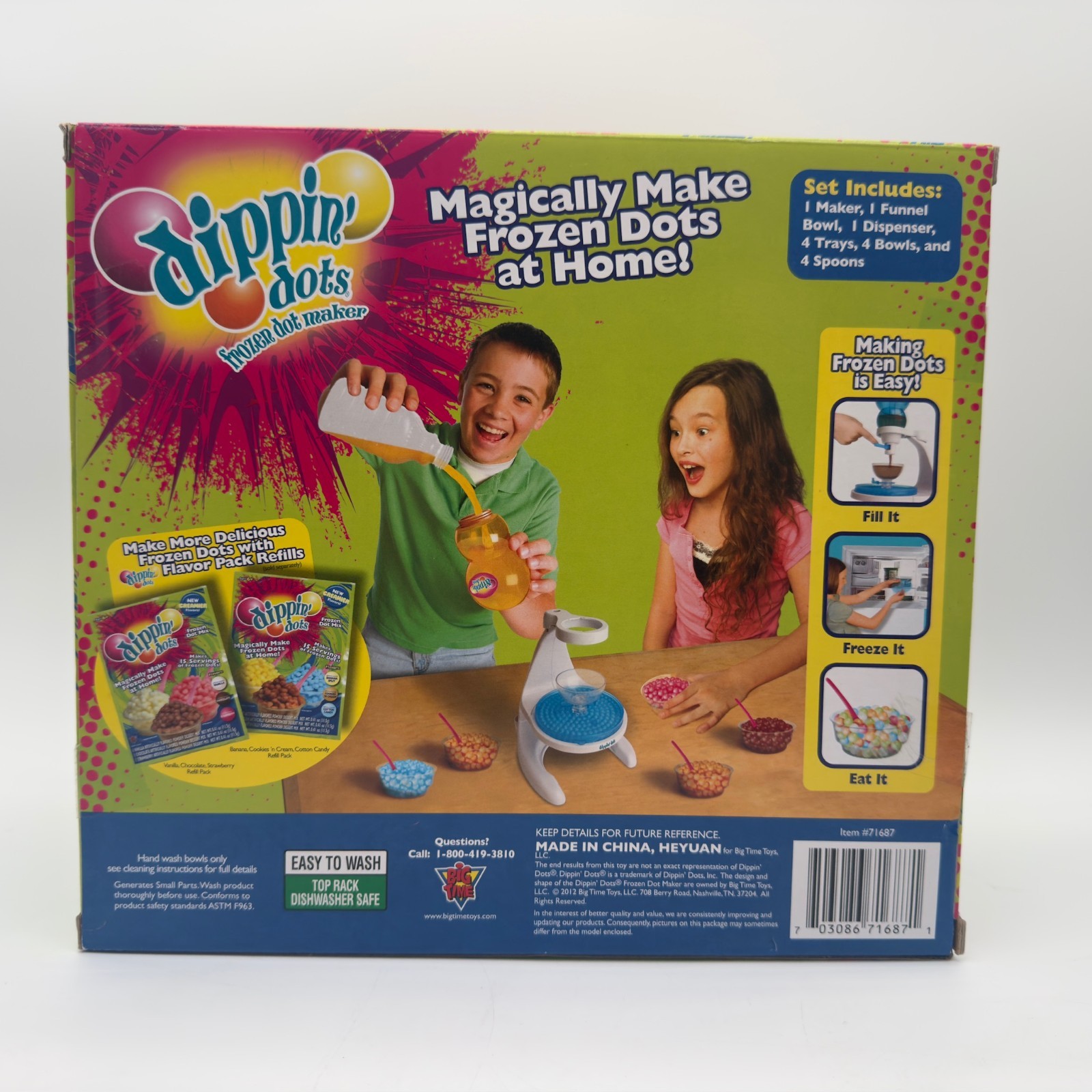 NEW Factory Sealed Dippin Dots Frozen Dot Maker Big Time Toys 2009 Rare NOS