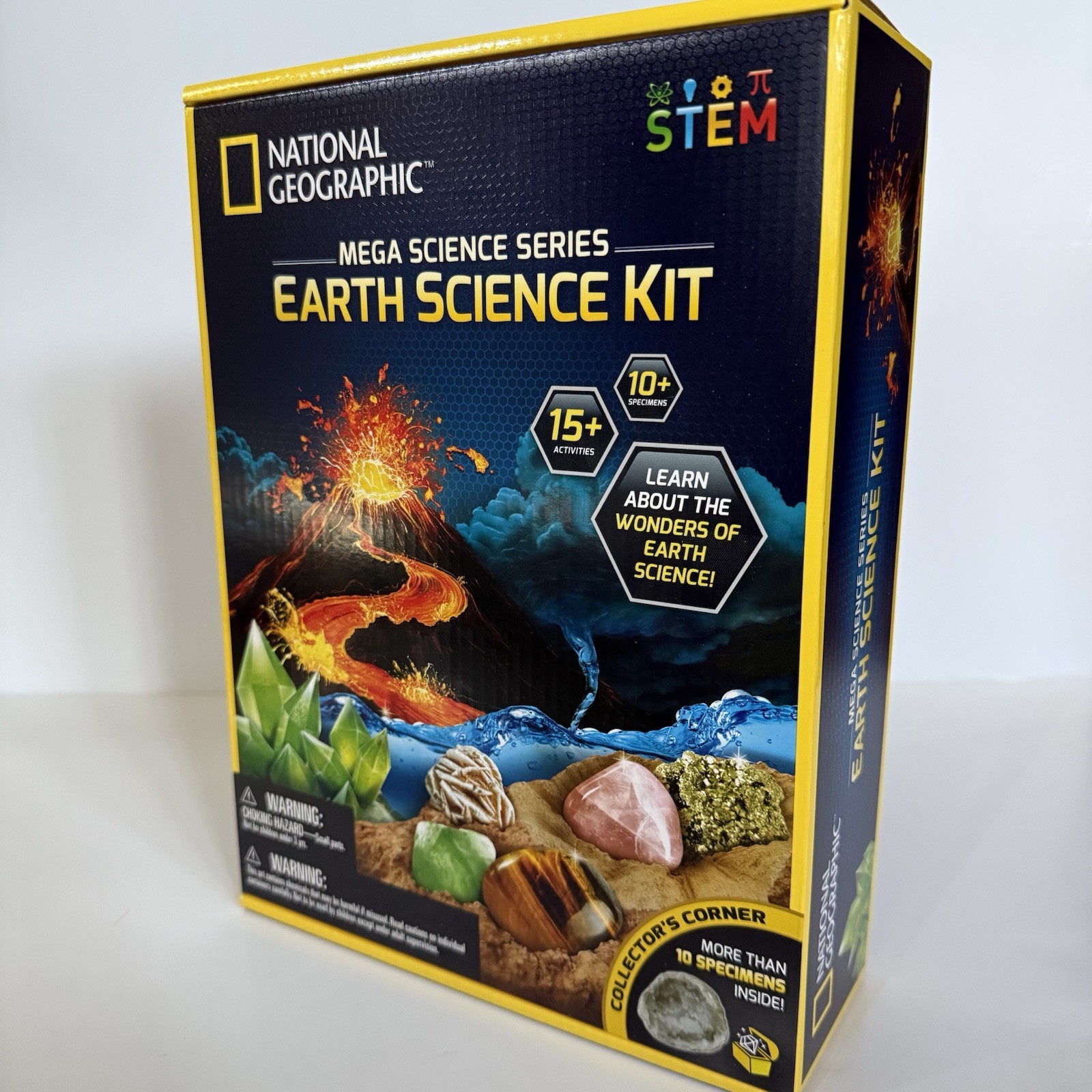 New NATIONAL GEOGRAPHIC Earth Science Kit – 15+ Activities Mega Science Series