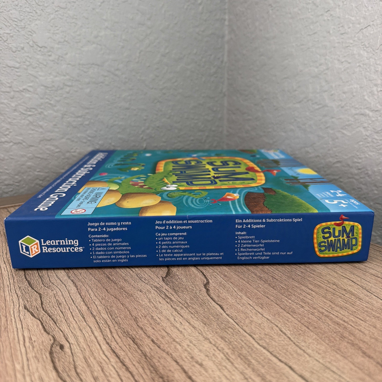 Sum Swamp Addition & Subtraction Game Learning Resources Math Board Game Ages 5+
