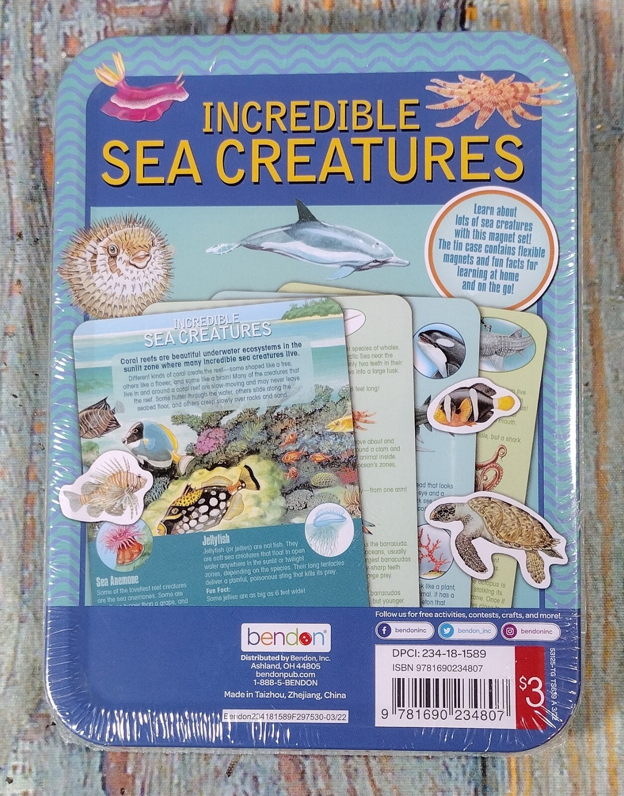 Home School Magnetic Incredible Sea Creatures Educational Stem 7+ BRAND NEW