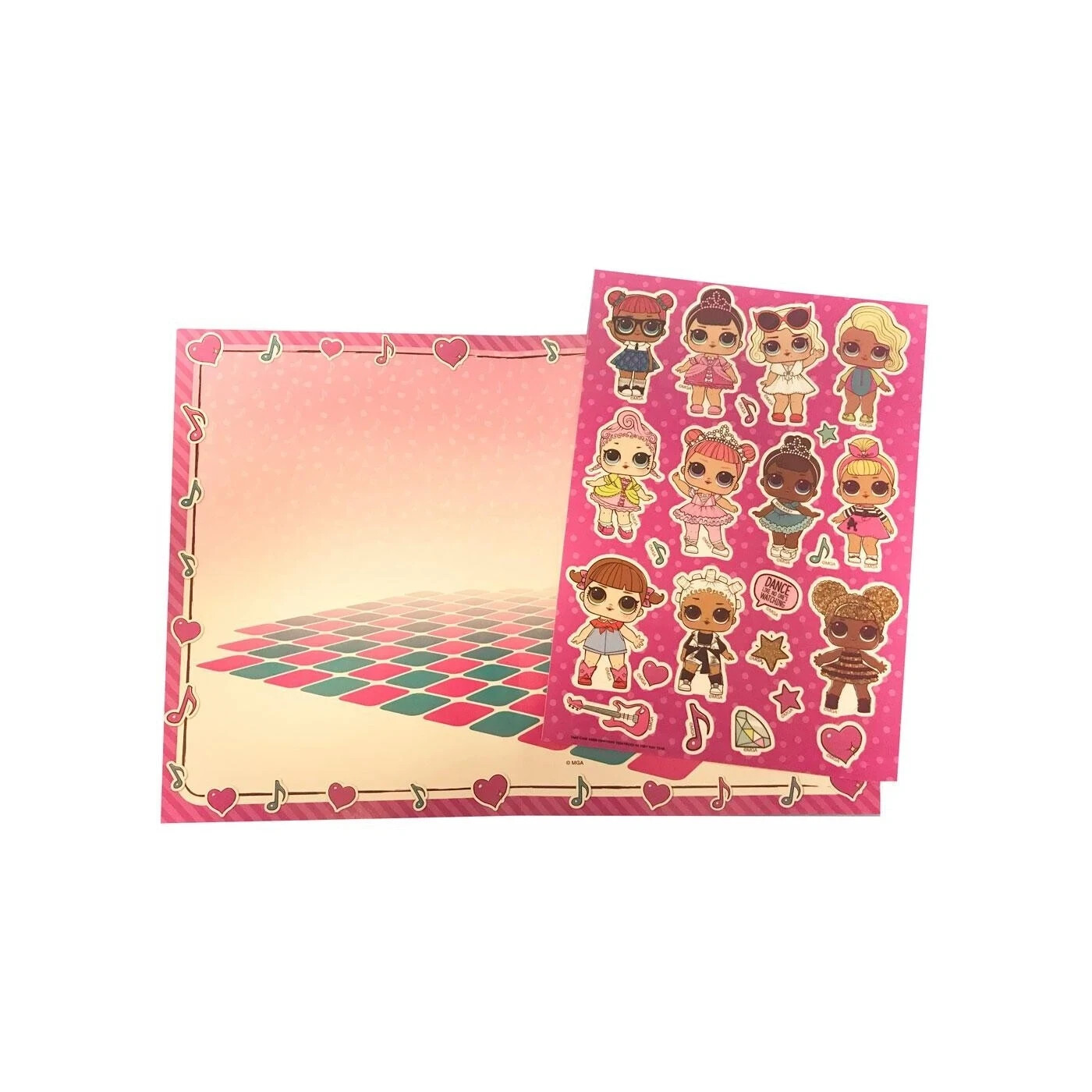LOL Surprise Dolls Make A Scene Activity Package With Reusable Colorful