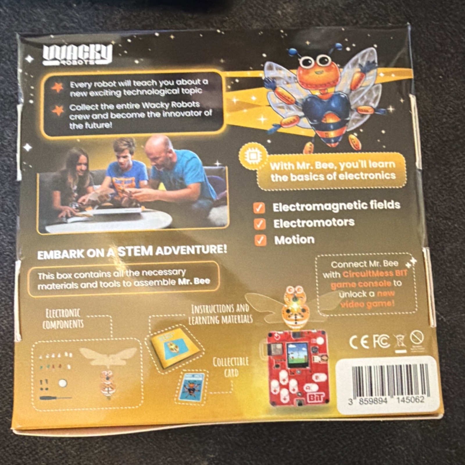 CircuitMess Wacky Robots MR. BEE STEM Robotics Kit DIY Educational Ages 8+ 2023