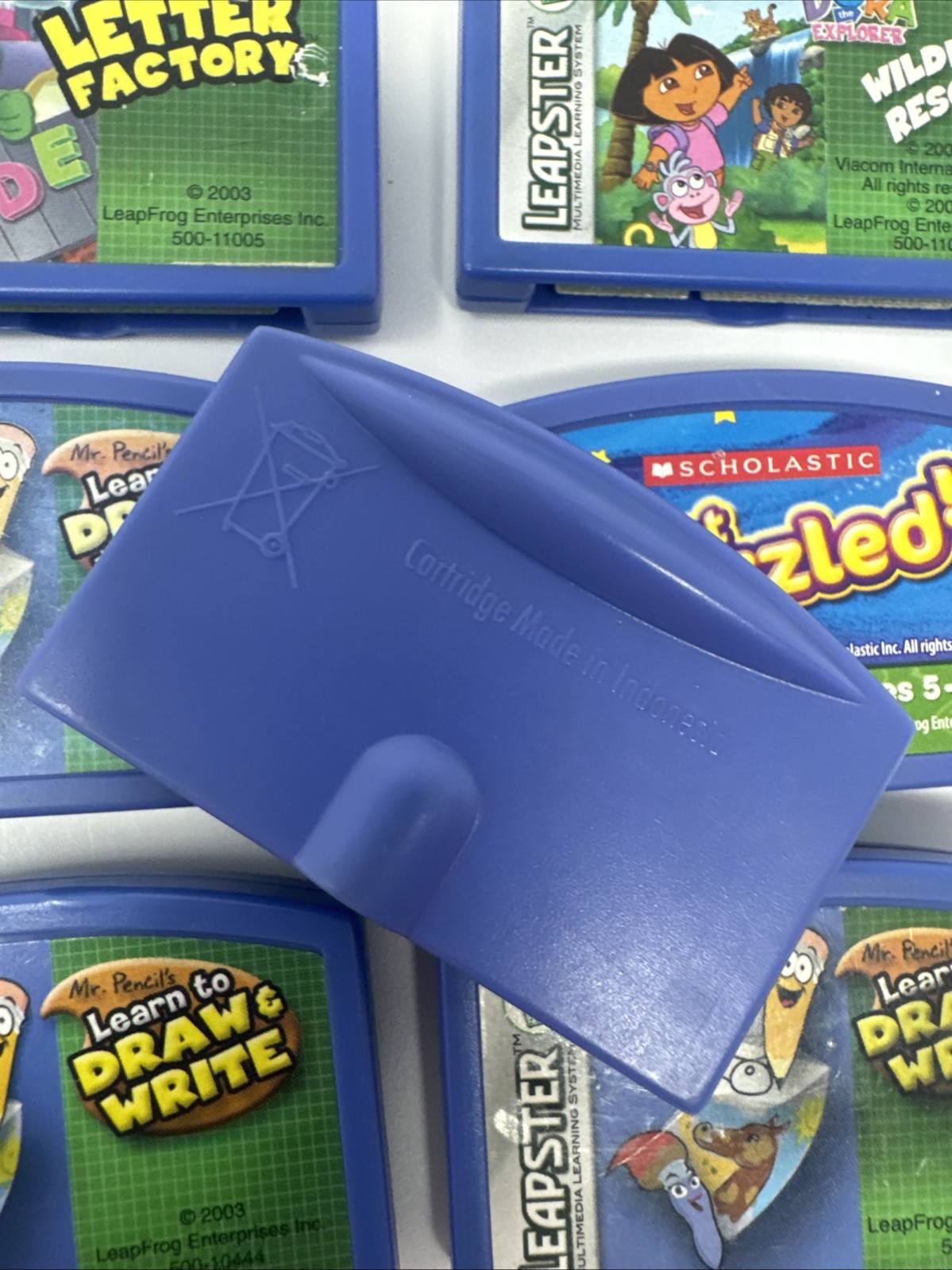 LeapFrog Leapster Learning Game Lot of 8 Games (5 Titles) Pre-K–2nd Grade