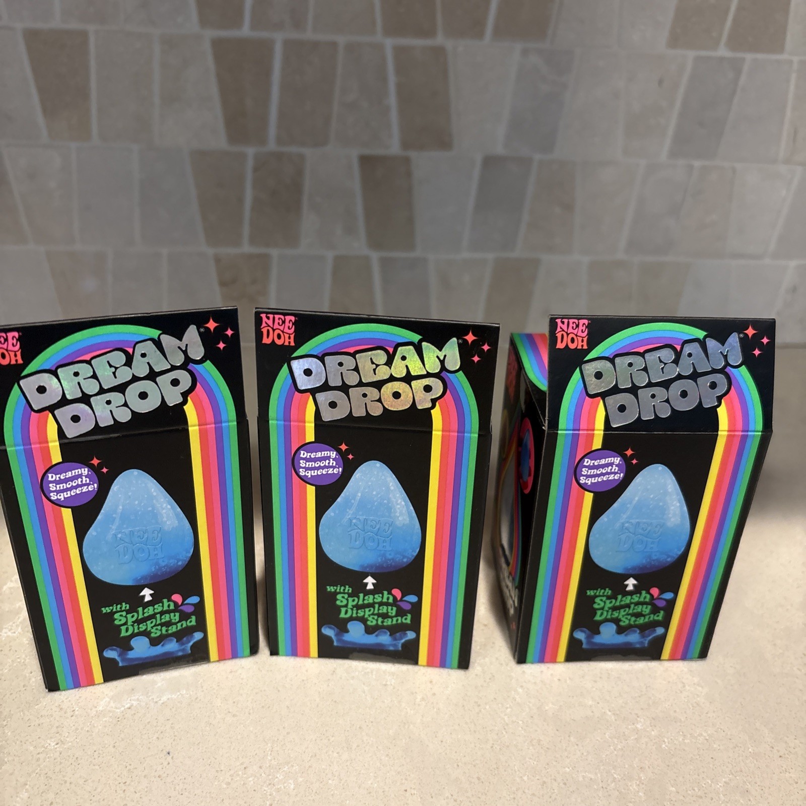 Authentic Viral NEEDOH Dream Drop Set of 3 Blue, Purple, Pink RARE DREAMDROPS